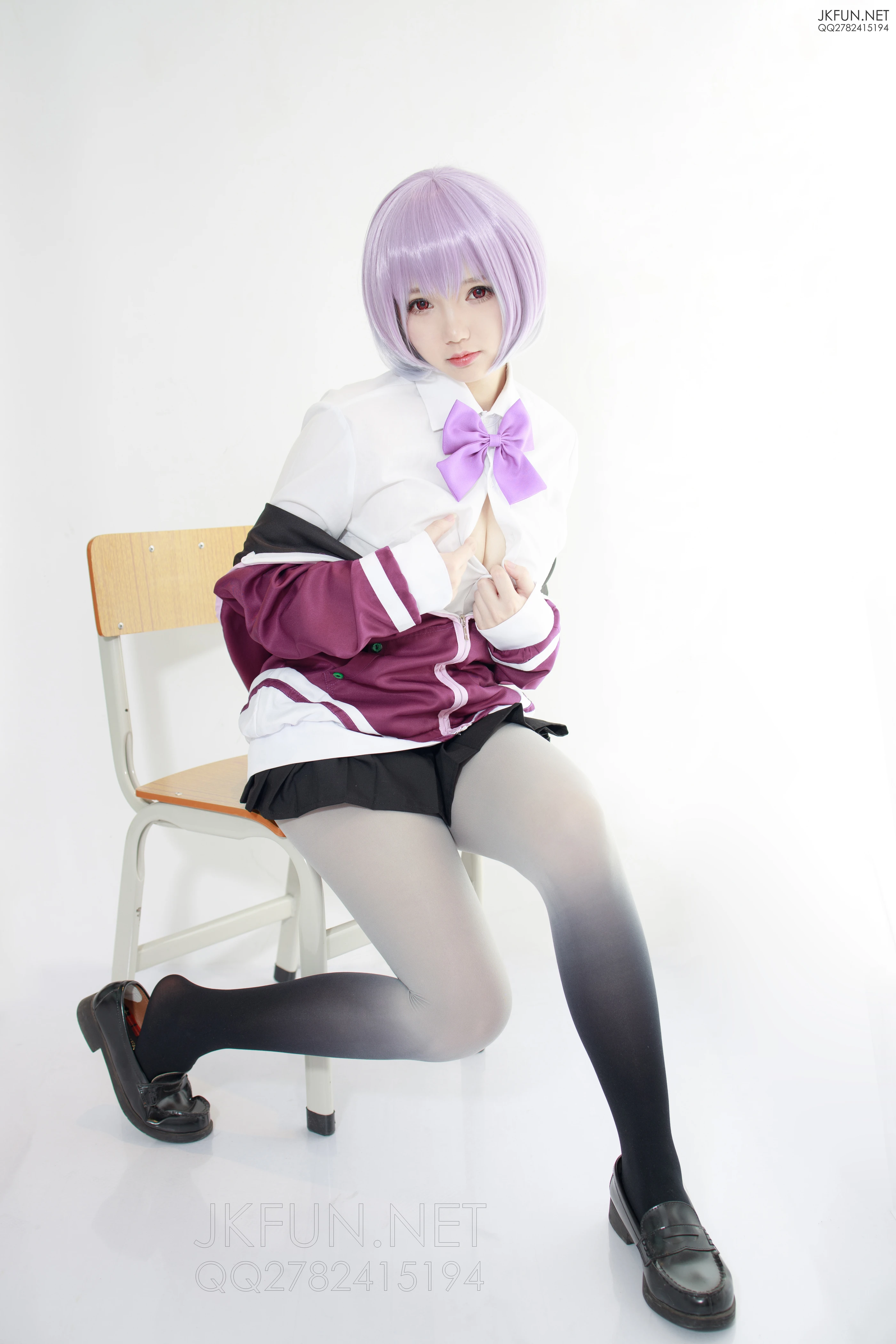 森萝财团 [JKFUN-004] 雪晴 COSPLAYER [123P 1V]插图1